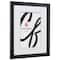 Craig Frames Wiltshire 200 Ebony Picture Frame with Mat